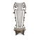 Crystal vase from the beginning of 20th century