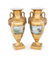 Pair of gilded porcelain vases