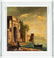 a) Seascape with a castle; b) View of a gulf with