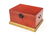 Orange wooden trunk