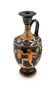 Amphora vase with handle