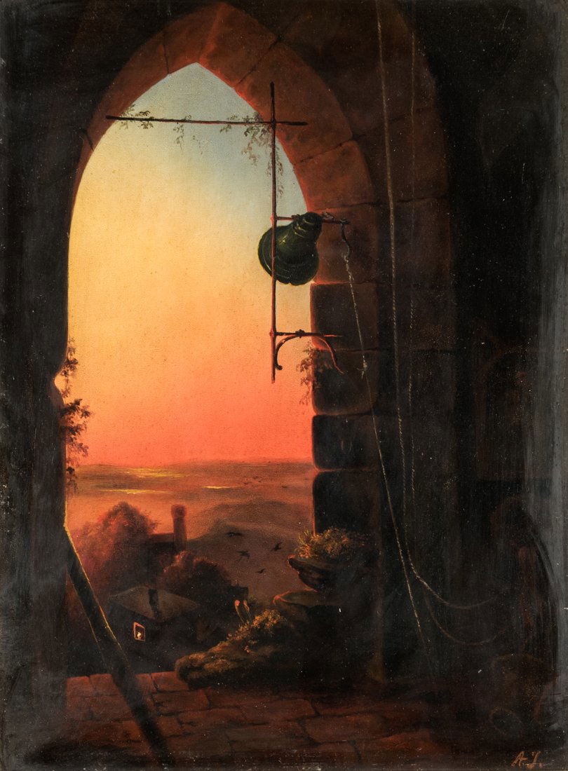 ANGELO INGANNI | BRESCIA 1807-GUSSAGO 1880 | Veduta al (1 of 1)