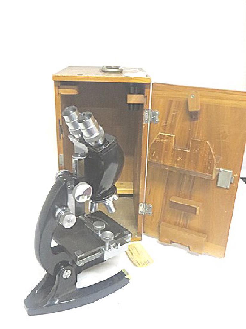 Antique Microscope in Case (1 of 2)