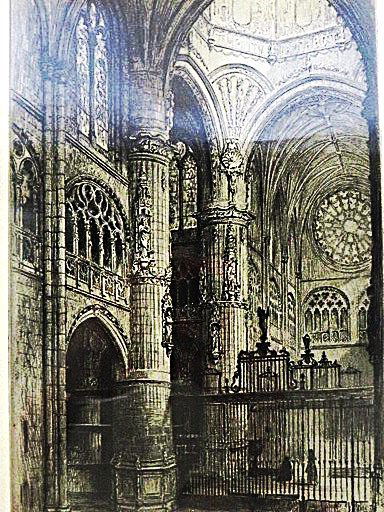 C. O. Murray. Original Engraving. Signed (1 of 3)