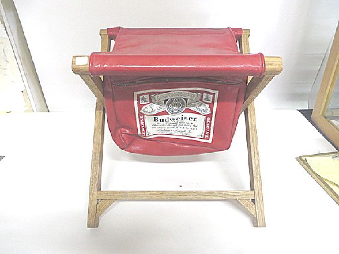 Budweiser Advertising Folding Stool (1 of 3)