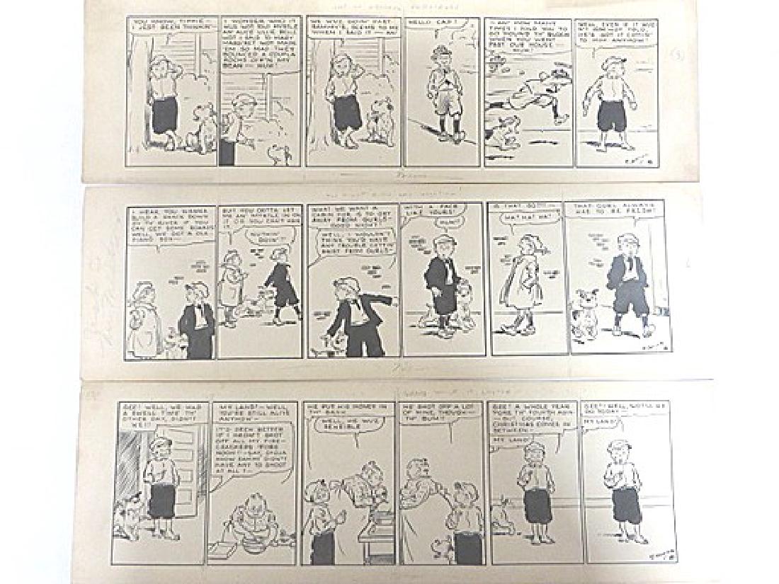 Edwina Dumm.  Pen & Ink. Orig. Cartoon Strips.  Sgd. (1 of 2)