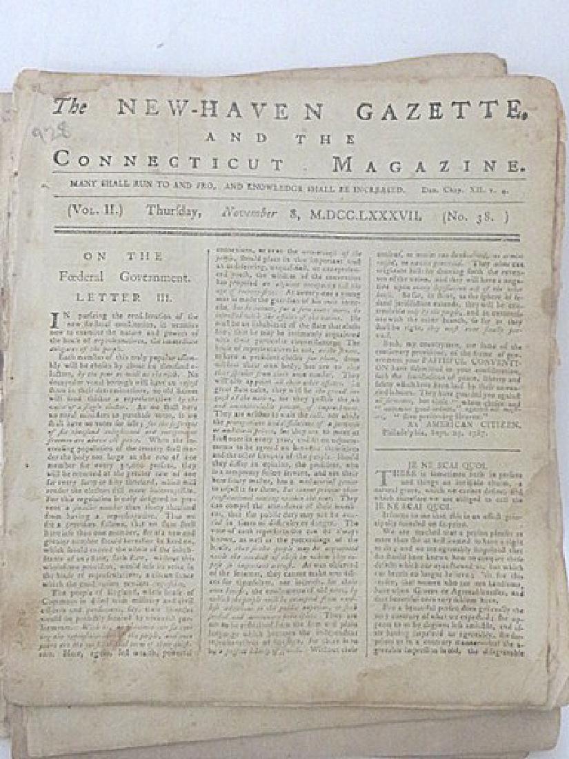 New Haven Gazette, & the Connecticut Magazine (7) (1 of 4)