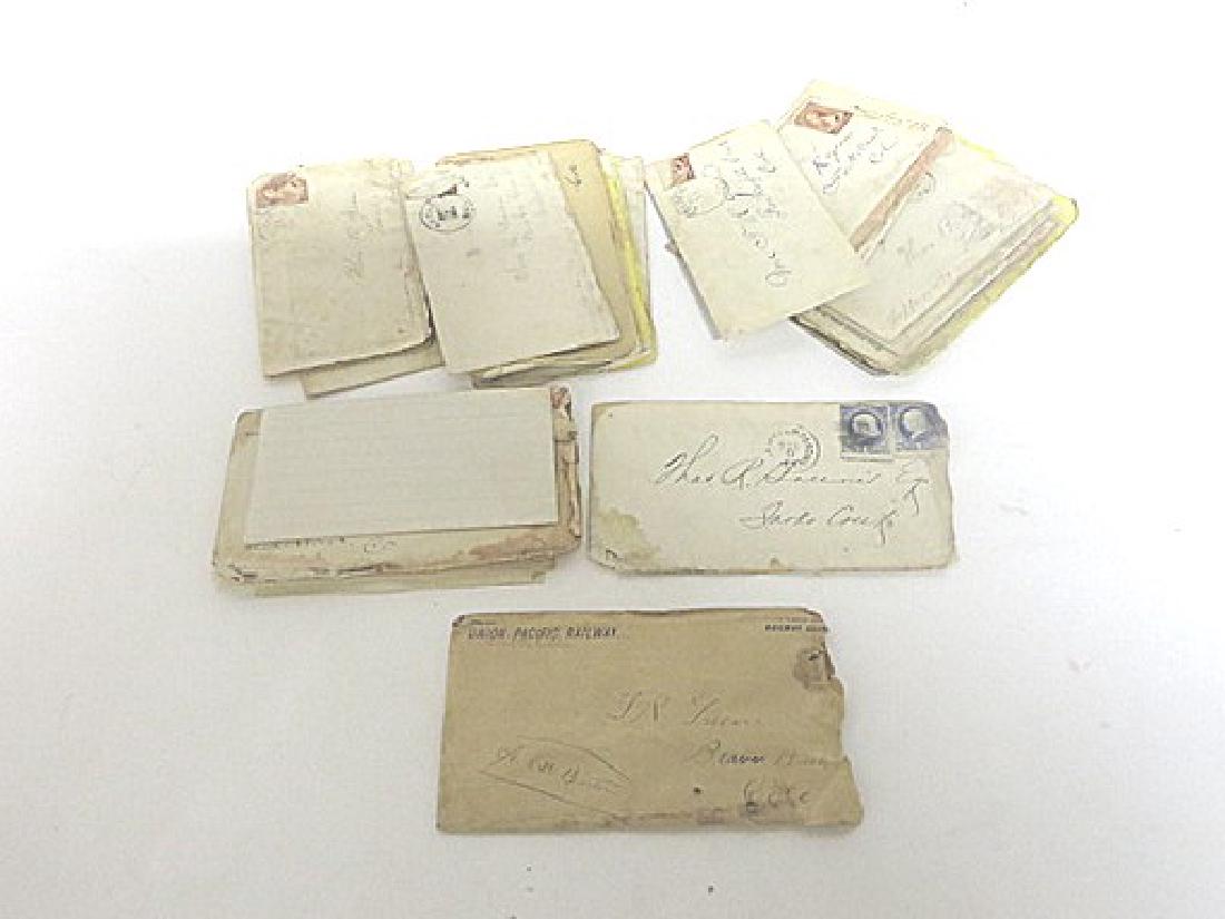 19th C. Western Letters, Receipts and other Ephemera (1 of 2)