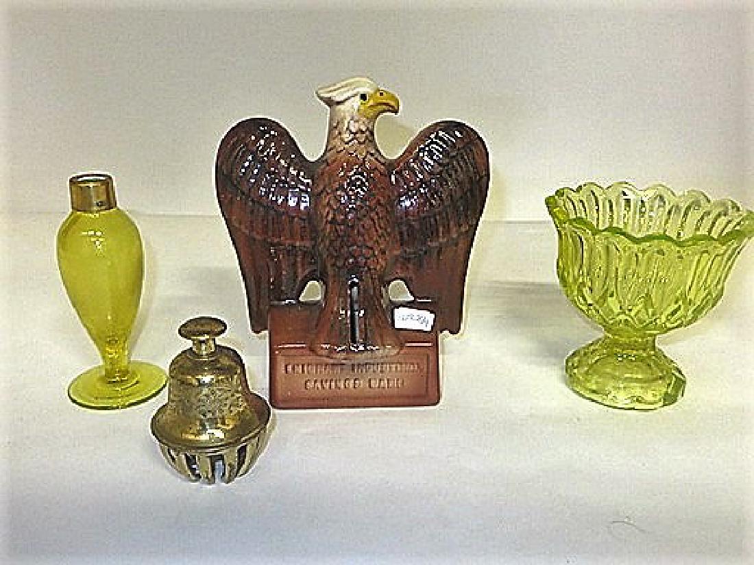 Dealer's Lot. Advertising Bank and Vaseline Glass (1 of 1)