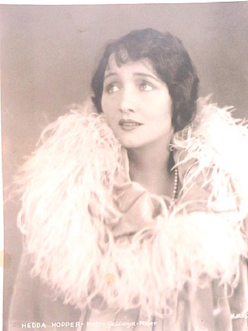 Hedda Hopper Early MGM Portrait: 8" x 10"