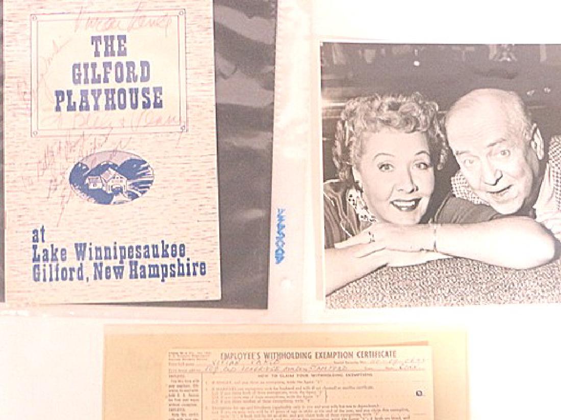 Vivian Vance Autographs (2) and Photograph (1 of 1)