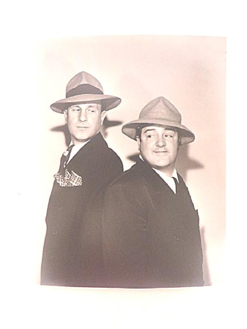 Abbott and Costello Movie Still: With publicity snipe at back for Rio Rita. 7 1/2"x 9 1/2"