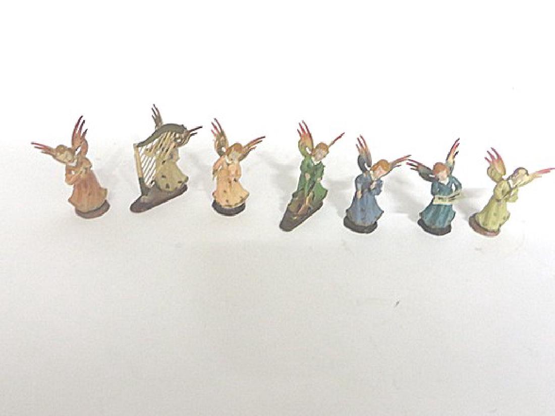 Antique German Wood Carved Angel Figures (1 of 3)