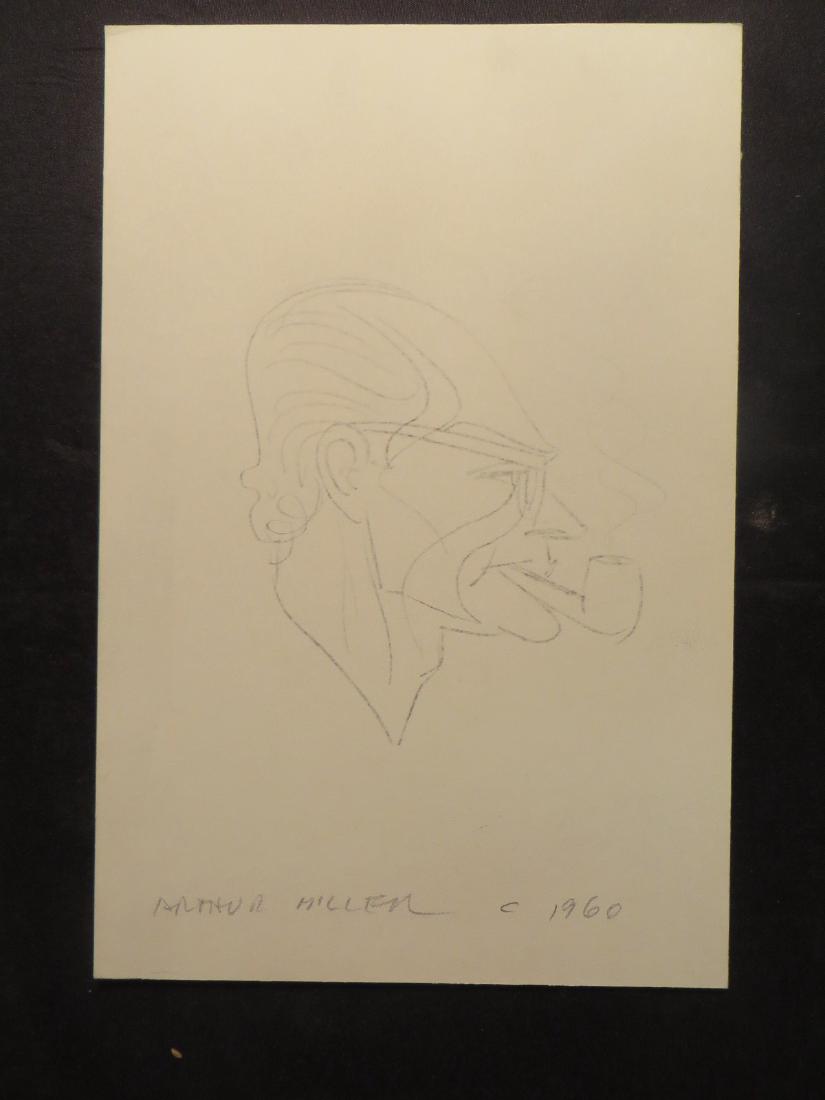 Norkin Drawings (3) inc.  Arthur Miller (1 of 3)