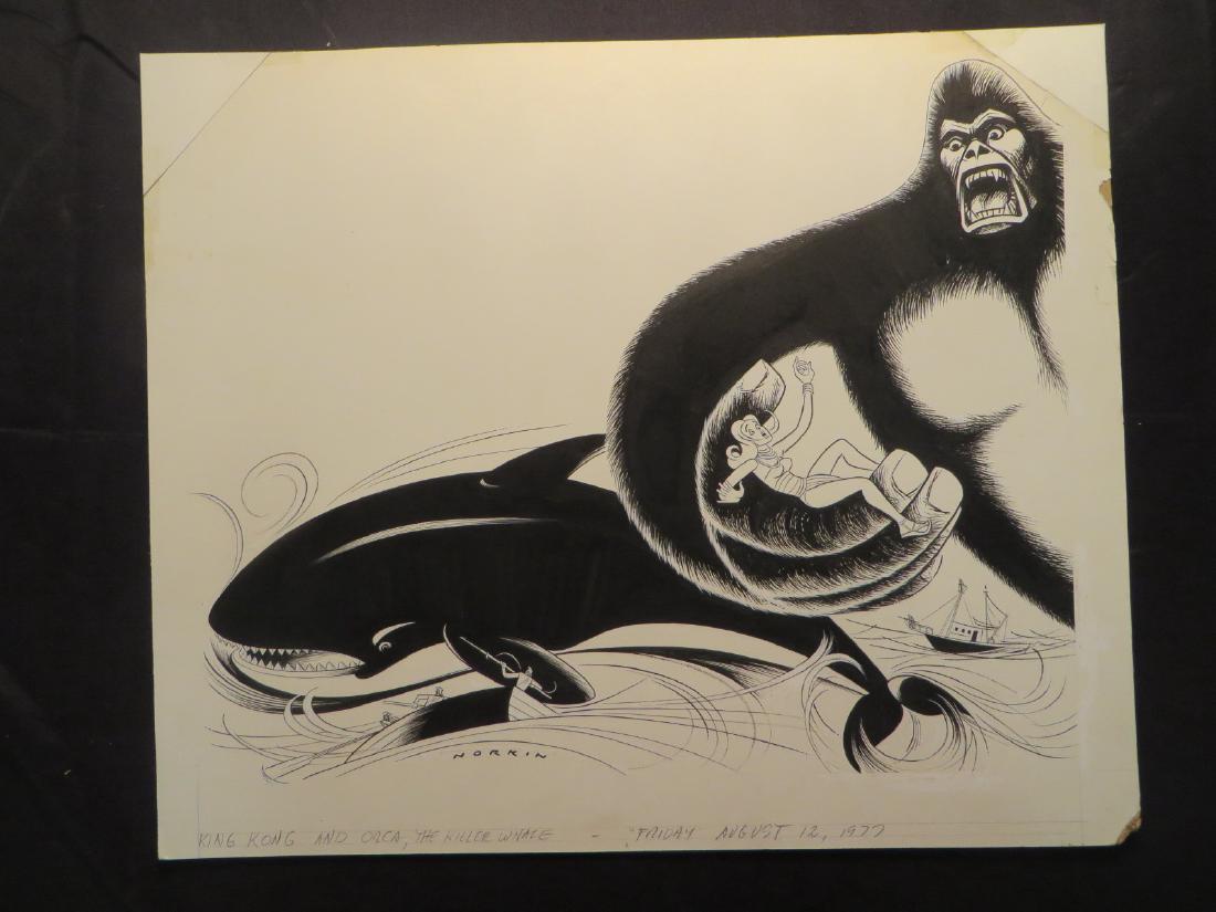 King Kong and Orca. Jessica Lange. 1977 (1 of 1)