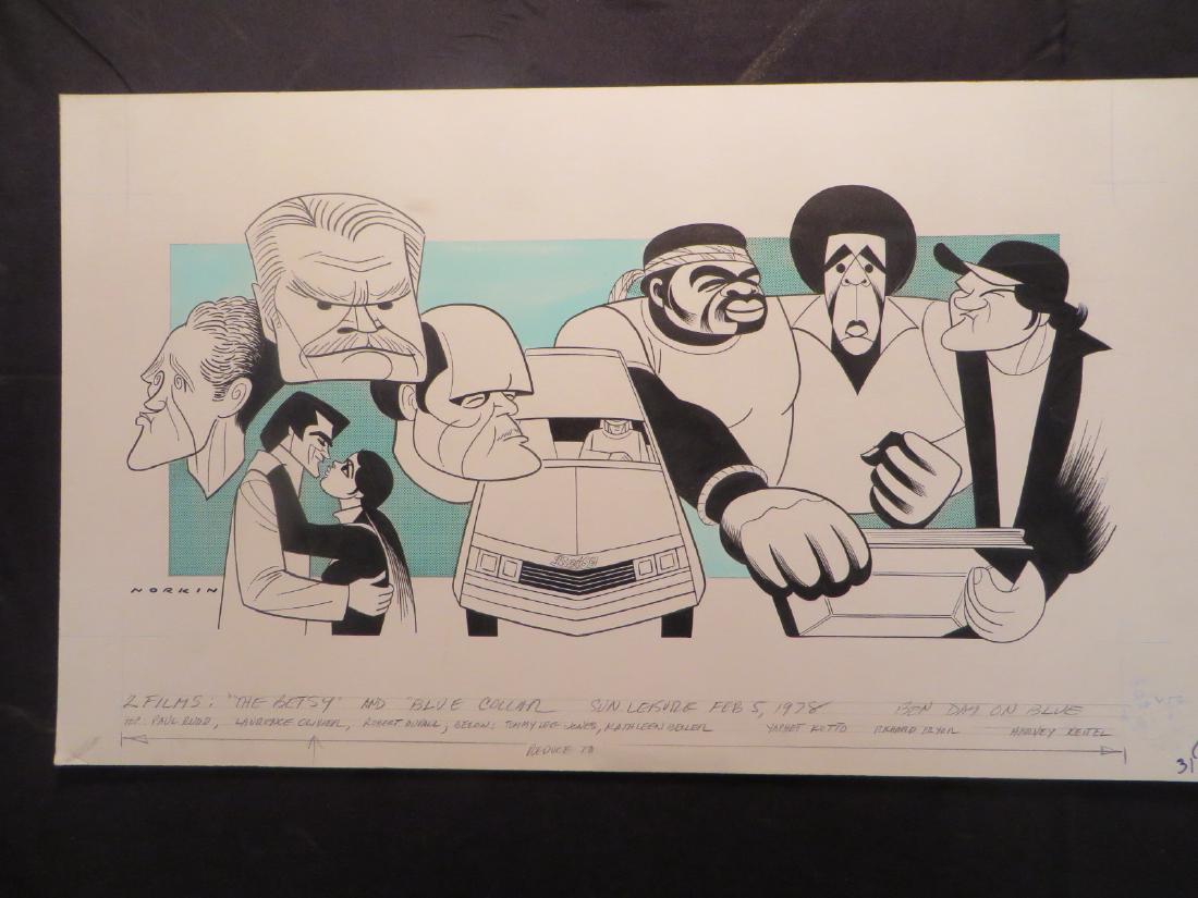 Films (2) The Betsy and Blue Collar 1978: Paul Rudd; Laurence Olivier; Robert Duvall; Tommy Lee Jones; Kathleen Beller; Yaphet Kottd; Richard Pryor and Harvery Keitel. 14" x 24"