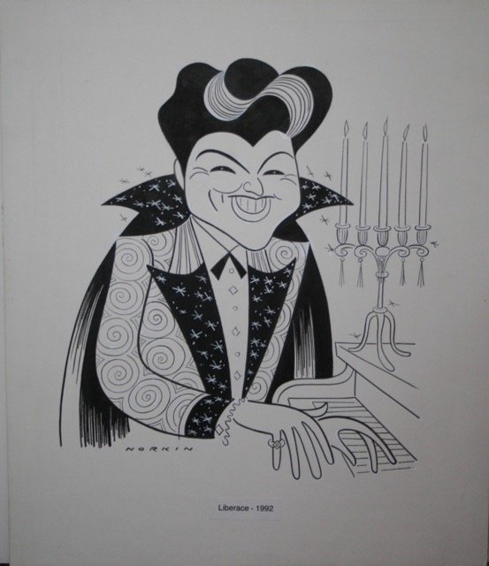 Liberace . Original Pen and Ink Sam Norkin (1 of 1)