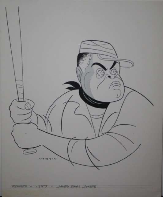 James Earl Jones.  Sam Norkin Signed (1 of 1)