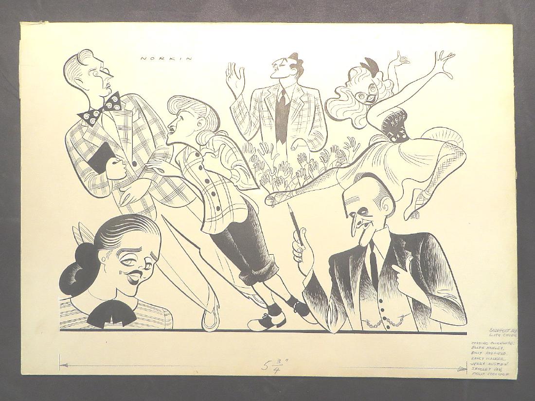 Walker, N. Barefoot Boy with Cheek. 1949: Nancy Walker, Ellen Hanley, Billy Redfield, Jery Austen, Shirley Van, Philip Coolidge. 14-1/2" x 20"