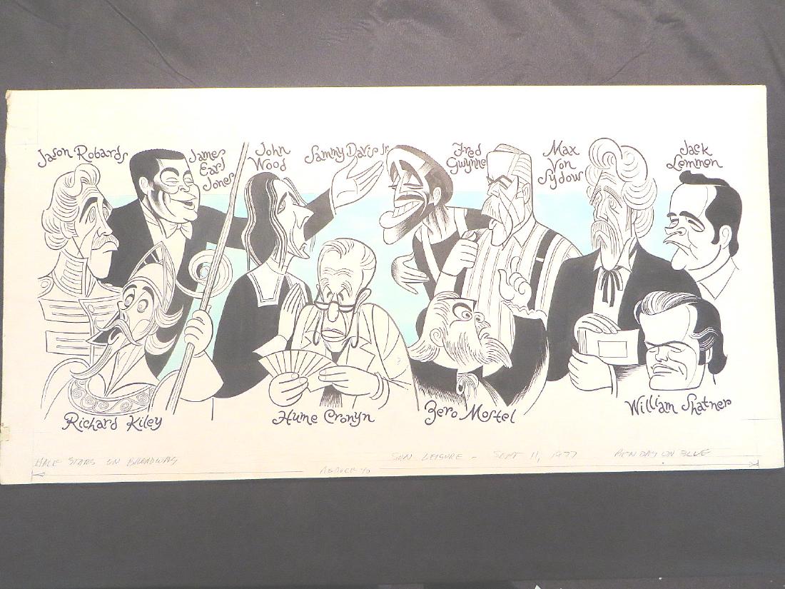 Shatner, Kiley, Lemmon. Male Stars on Broadway. 1977 (1 of 1)