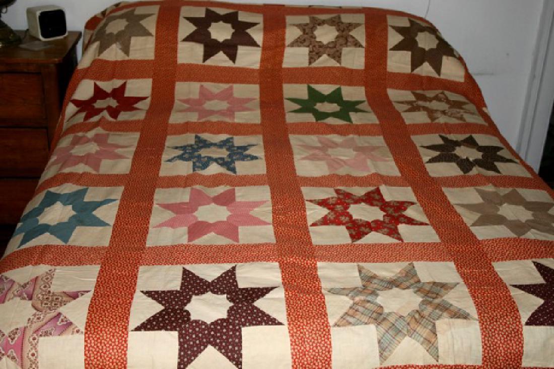 Antique Star Quilt Top North Carolina (1 of 6)