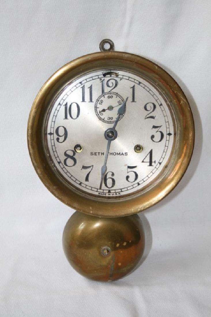 Seth Thomas Brass Ship's Clock (1 of 6)