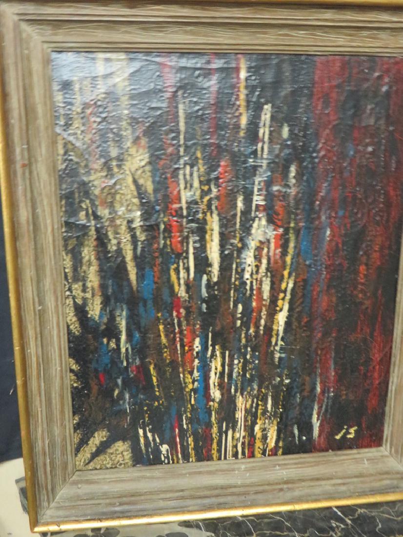 Jess Collins. Abstract Oil. Signed (1 of 4)