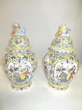 Pr. of Tiffany & Co. Ginger Jars (1 of 4)