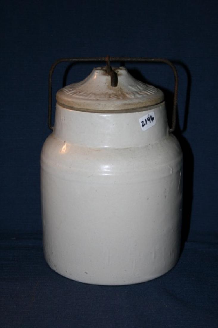 Stoneware Butter Crock (1 of 2)