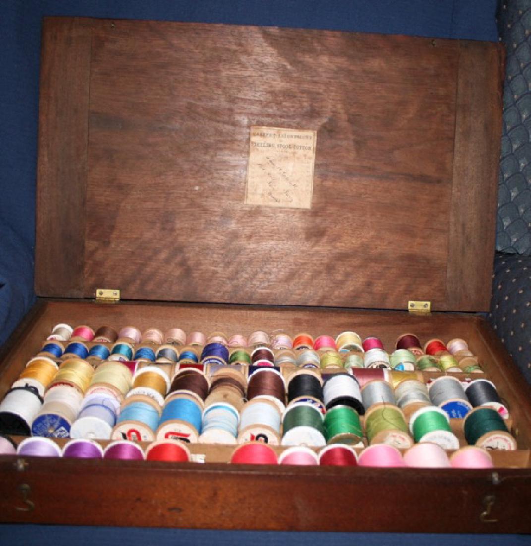 Wooden Sewing Thread Spool Box (1 of 3)