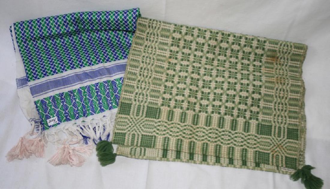 Vintage Table Cover and Woven Runner (1 of 4)