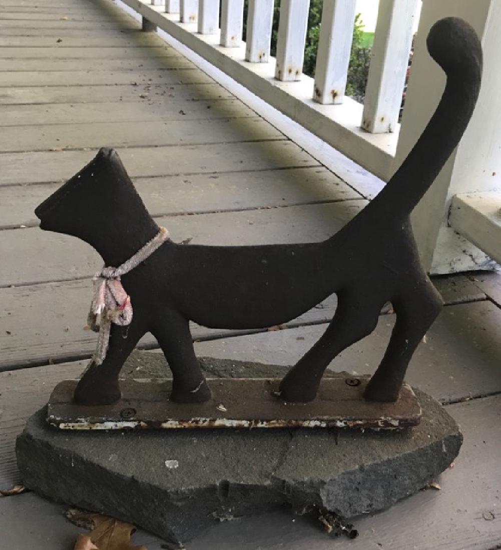 Cast Iron Cat Boot Scraper (1 of 1)