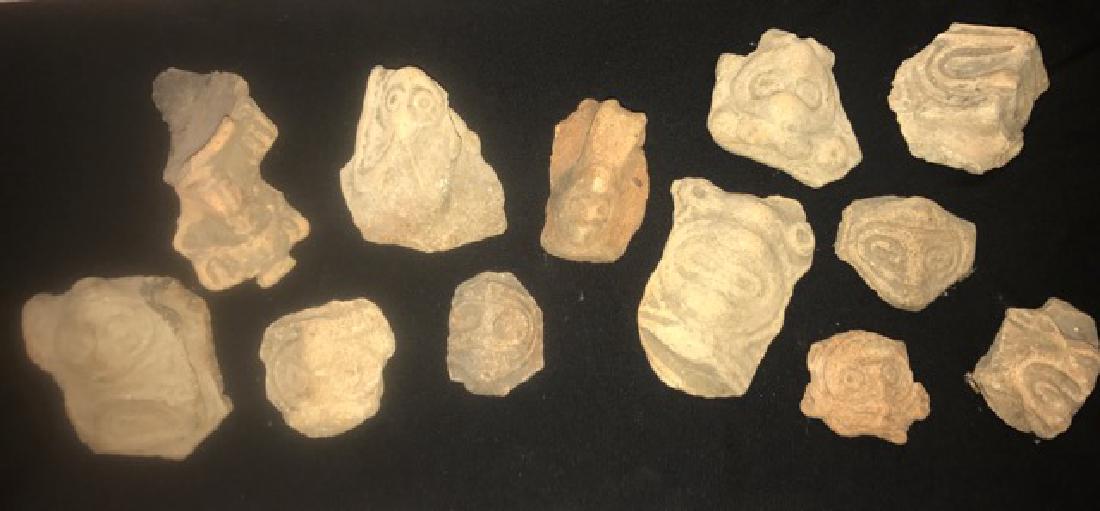 Pre-Columbian Taino Pottery Artifacts (12) (1 of 6)