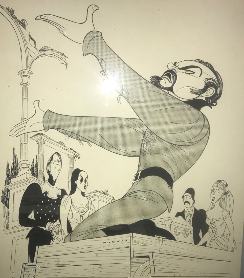 Sam Norkin. Pen and Ink. Signed: Matted and framed. Signed Lower Middle Norkin. 19" x 16 1/2"