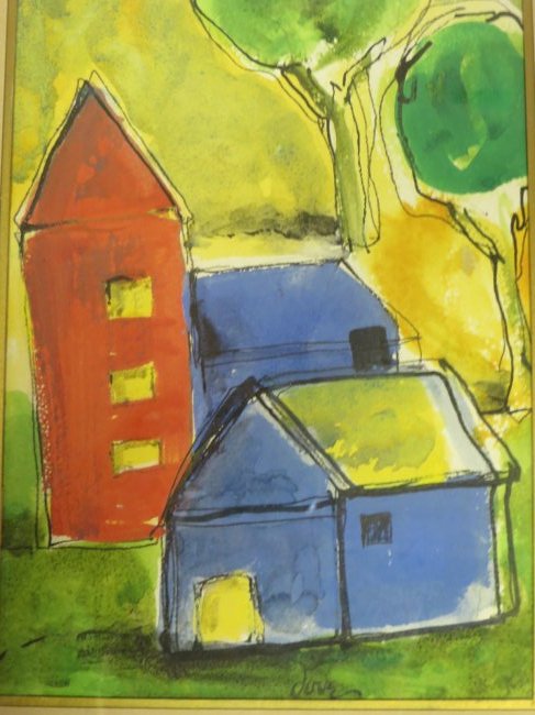 Arthur Dove. Watercolor. Signed (1 of 3)