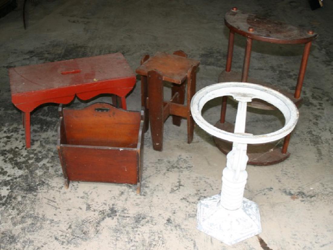 Five Misc. Pieces of Small Furniture (1 of 3)