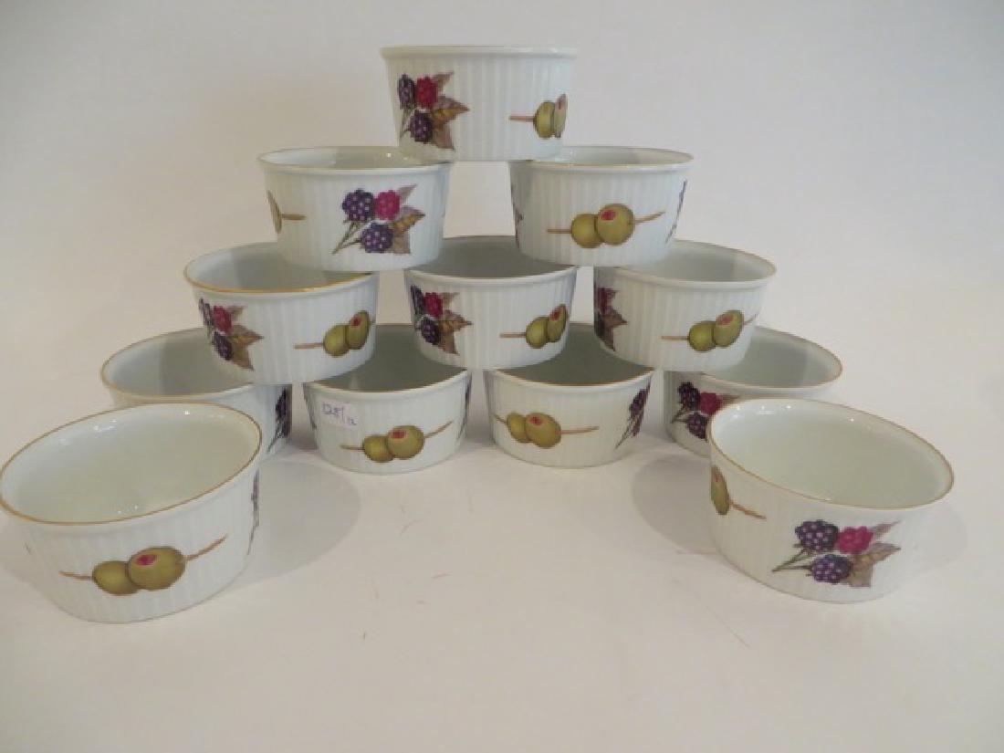 Royal Worcester Evesham Porcelain Cups (1 of 2)