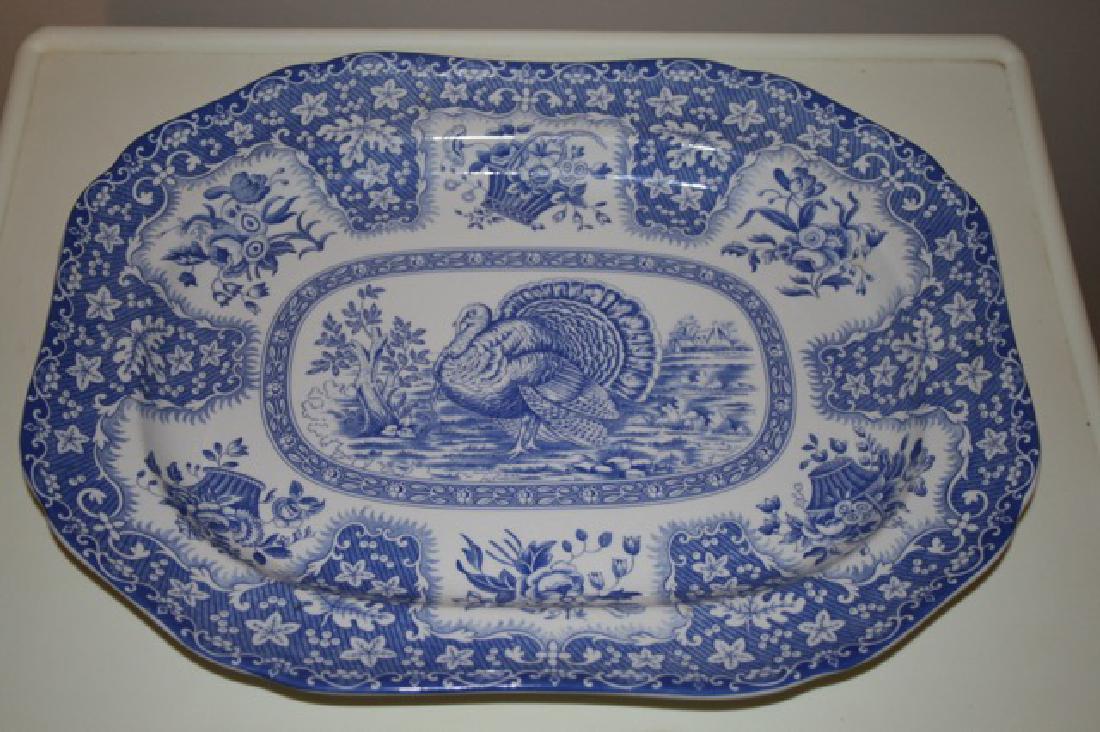 Spode Blue & White Blue Room Turkey Platter (1 of 2)