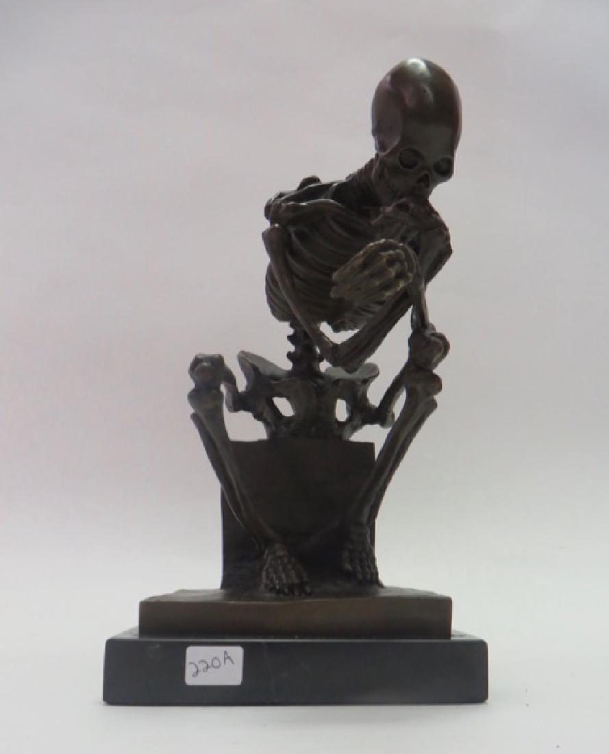 Bronze. Skeleton Thinker (1 of 4)