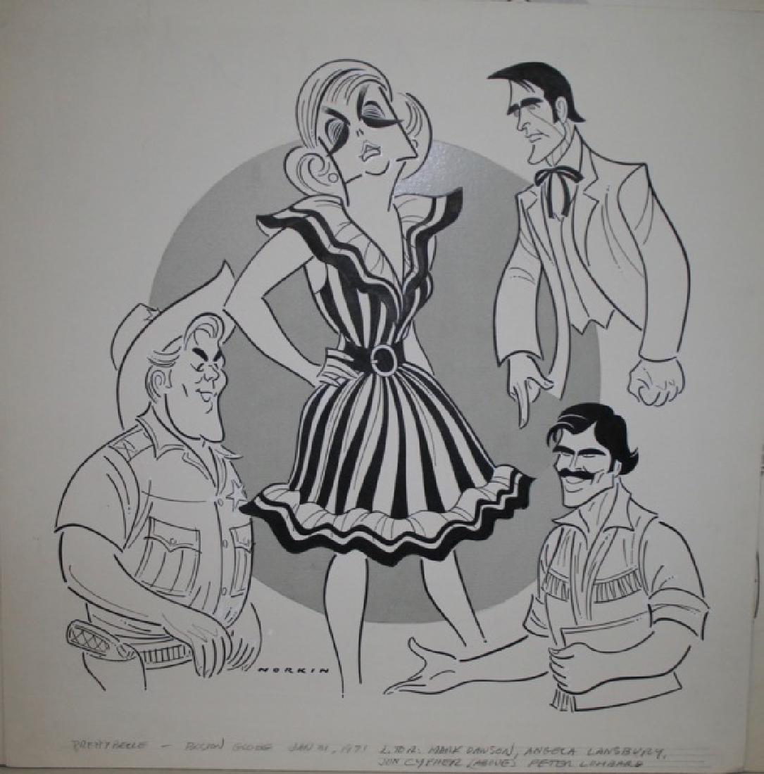 Sam Norkin. Pen and Ink Illustration Sgd. (1 of 1)