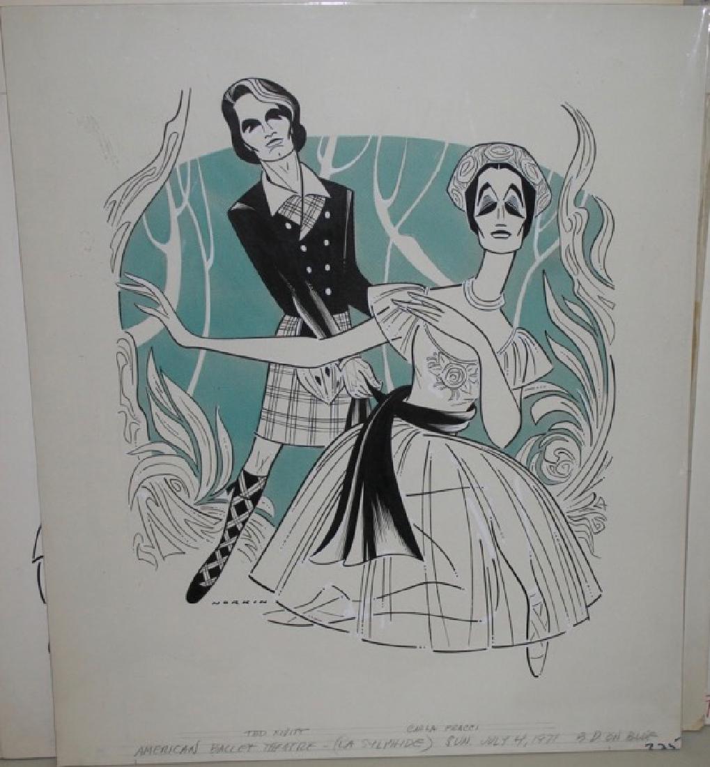 Sam Norkin. Pen and Ink Illustration Sgd. (1 of 1)