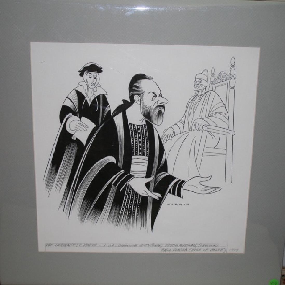 Sam Norkin. Pen and Ink Illustration Sgd. (1 of 1)