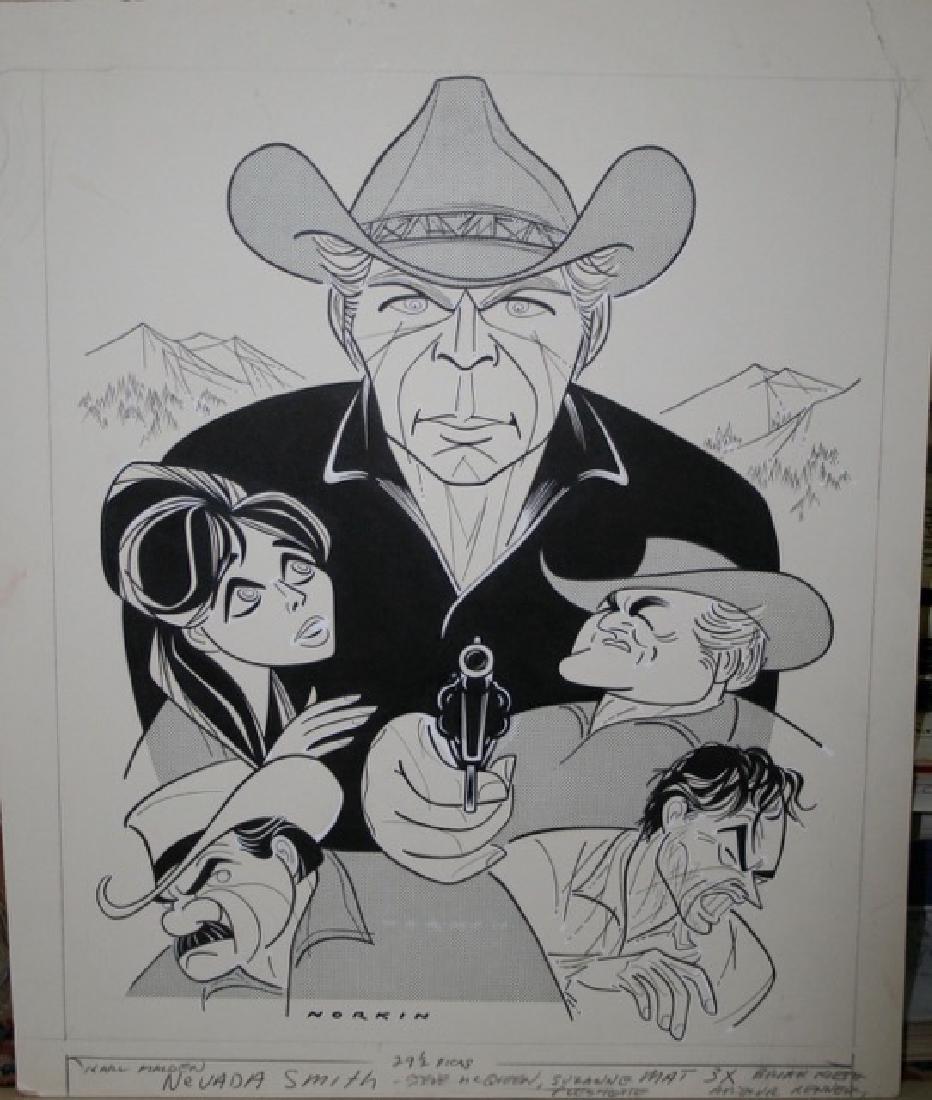 Sam Norkin. Pen and Ink Illustration Sgd. (1 of 1)