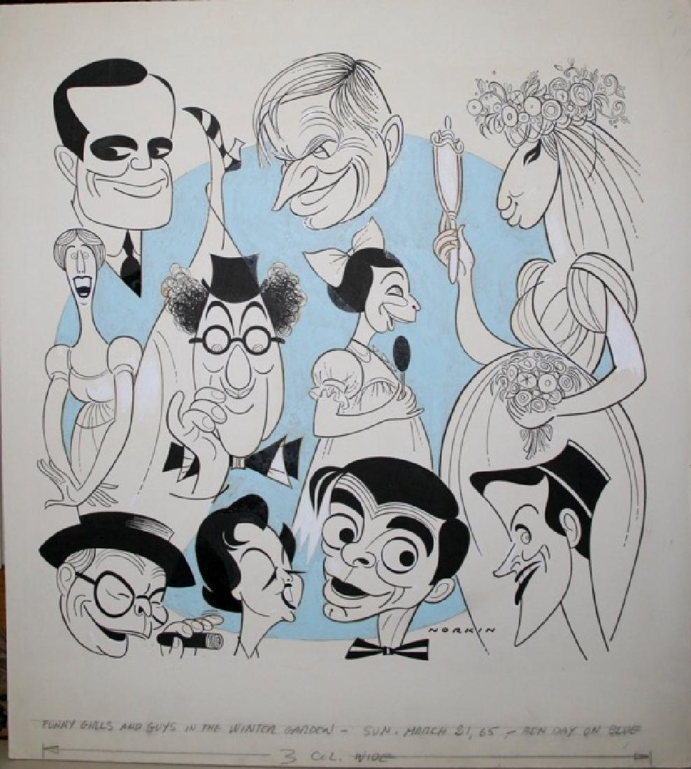 Sam Norkin. Pen and Ink Illustration Sgd. (1 of 1)