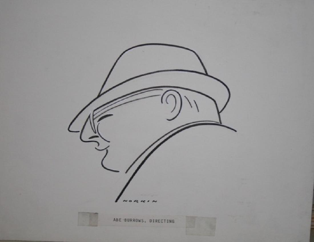 Sam Norkin. Pen and Ink Illustration Sgd. (1 of 1)