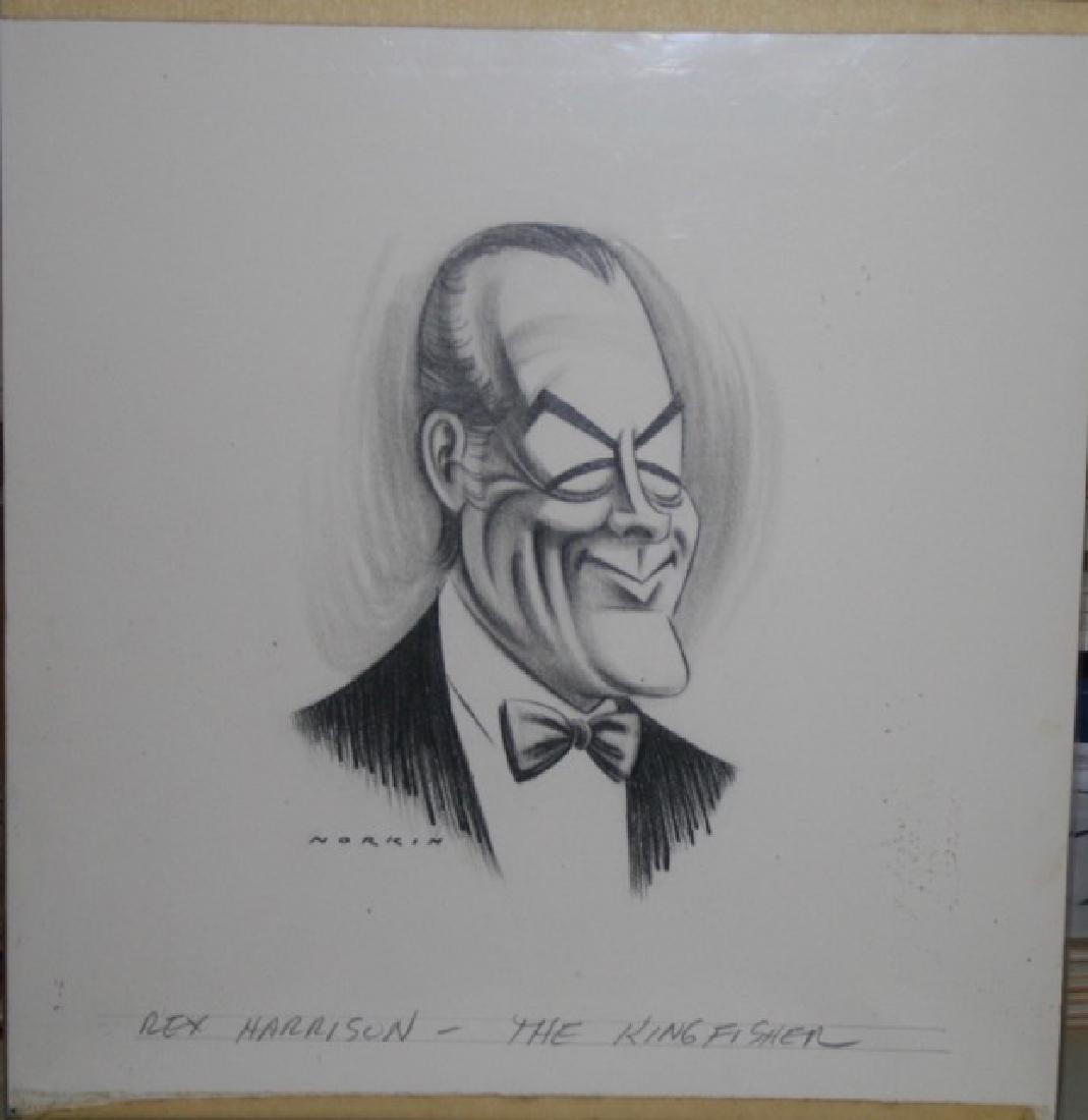 Sam Norkin. Pencil Illustration Sgd. (1 of 1)