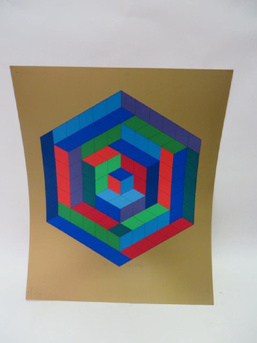 Victor Vasarely. Signed Lithograph (1 of 3)