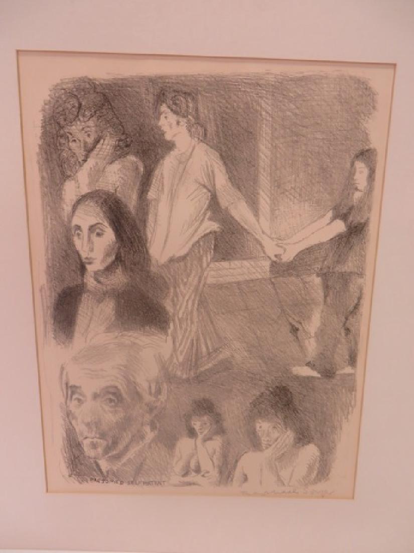 Raphael Soyer. Self Portrait Signed (1 of 4)