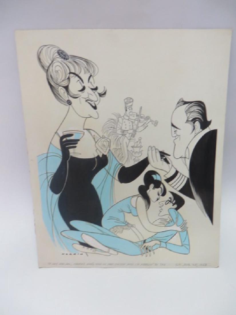 Sam Norkin. Pen and Ink Illustration: Original pen and ink illustration. Oh Dad, Poor Dad, Mamma's Hung you in the closet and I'm feeling so sad. Sunday 08/25/1963. 21"H x 17"W