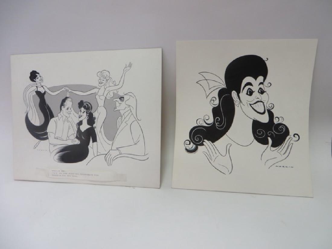 Sam Norkin. Original Pen & Inks. Sgd. (2) (1 of 3)